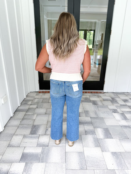 Striped Knit Top