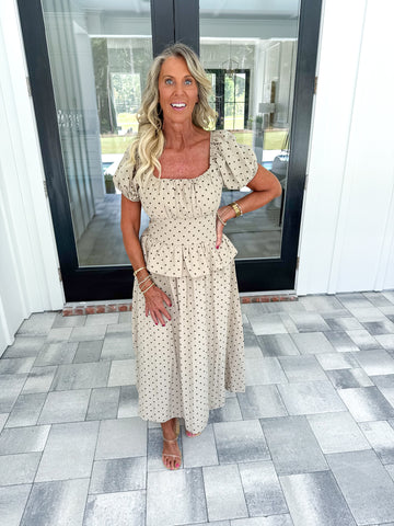 Polka Dot Midi