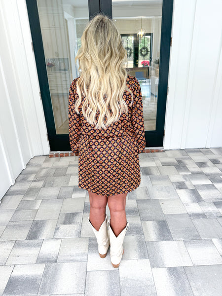 Scallop Collar Dress