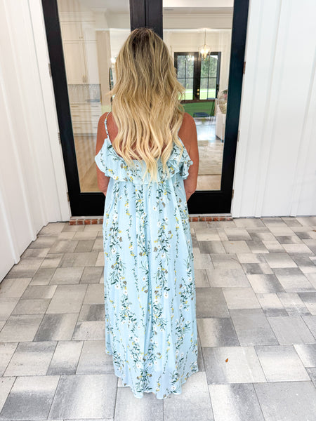 Krista Floral Ruffle Maxi
