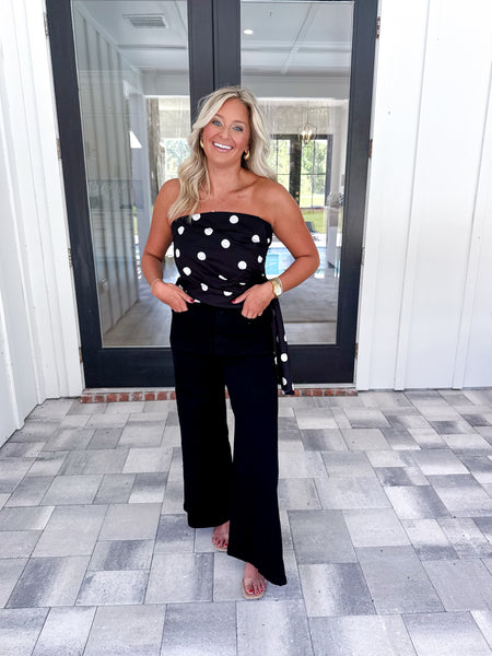 Black Denim Pants