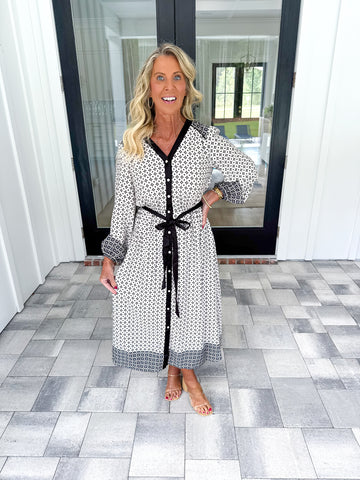 Geo Print Midi