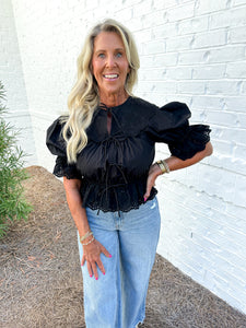 Black Emi Blouse