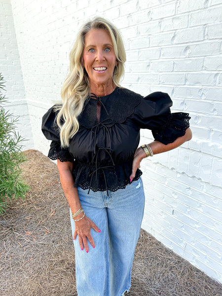 Black Emi Blouse