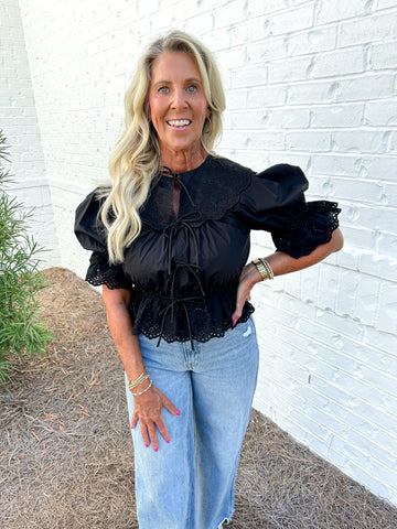 Black Emi Blouse