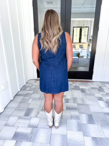 Katrina Button Dress