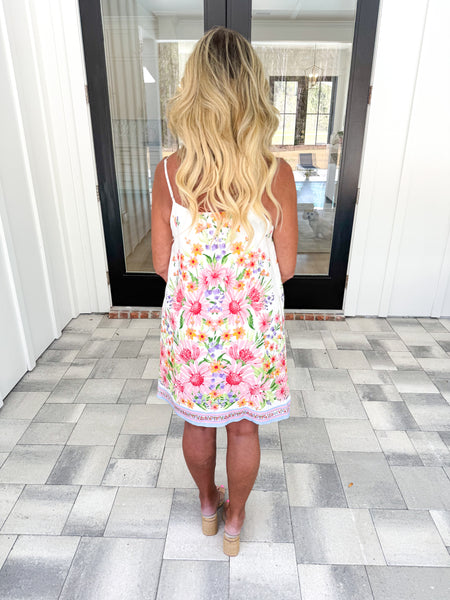 Floral Halter Dress