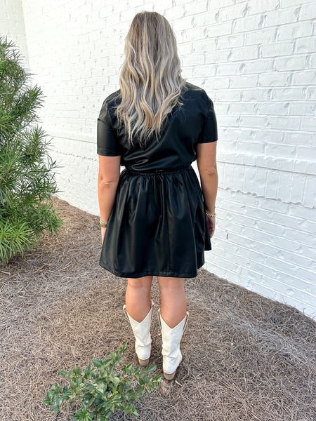 Marjorie PU Dress