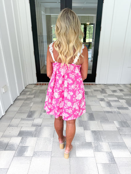 Pink Floral Dress