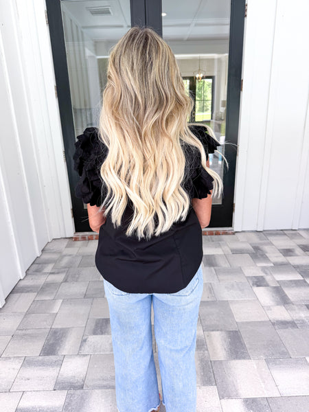 Black Lace Top