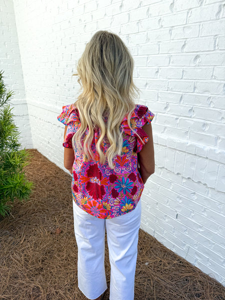 Sutton Floral Top
