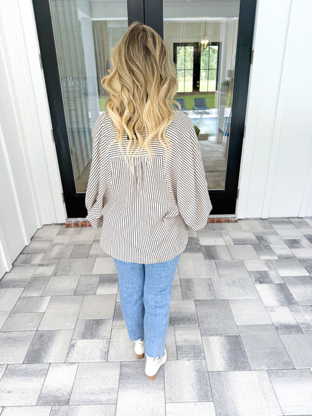 Raglan Stripe Top