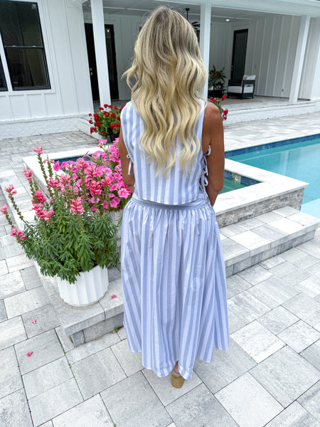 Striped Midi Set