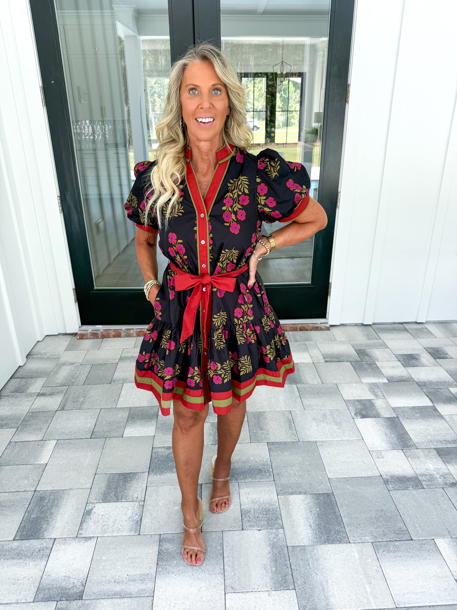 Black Floral Dress