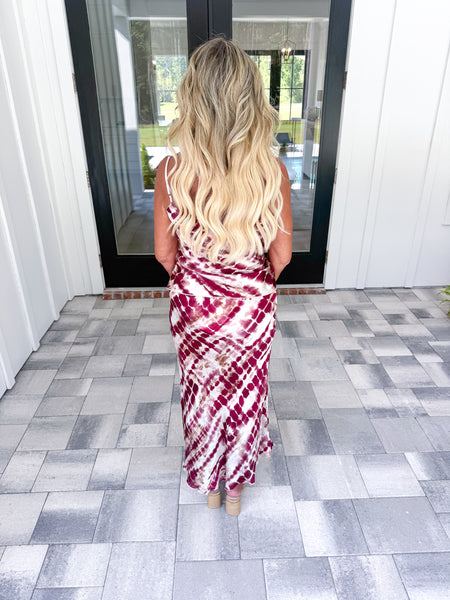 Abstract Midi Skirt