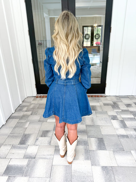 Denim Shirt Dress