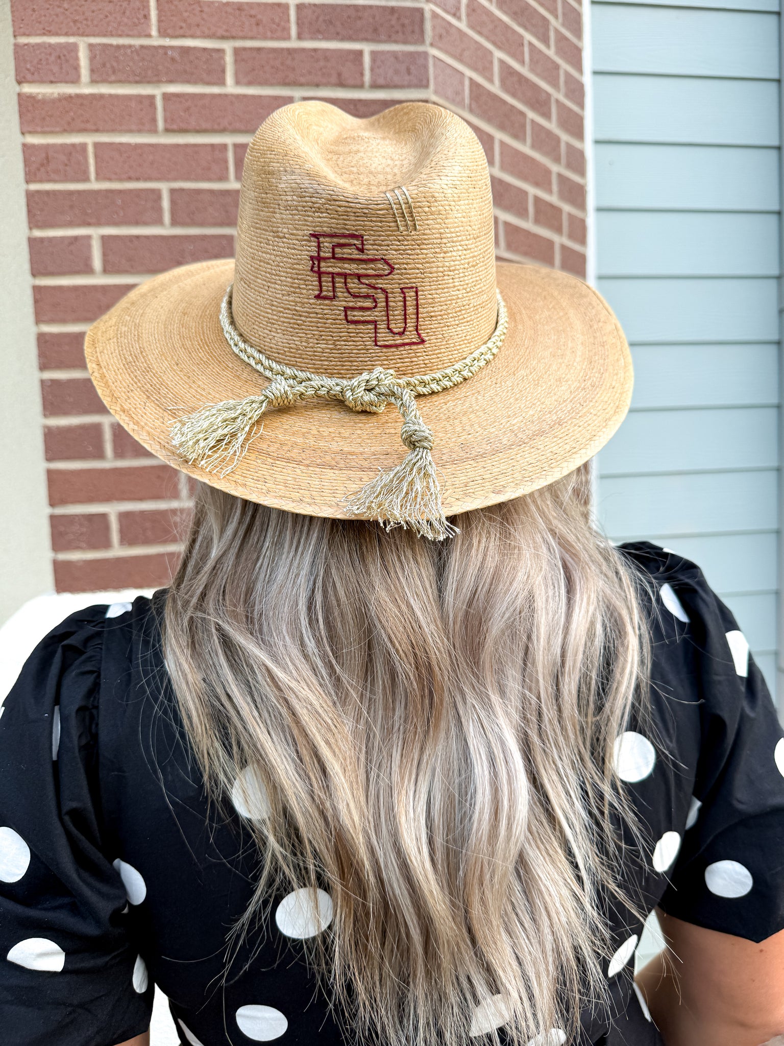Natural Palm FSU Hat