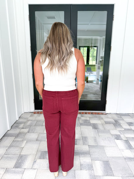 White Knit Top