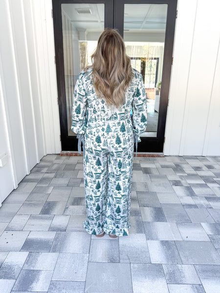 Green Christmas Pajamas