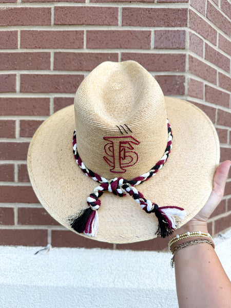 Natural Palm Florida State Hat