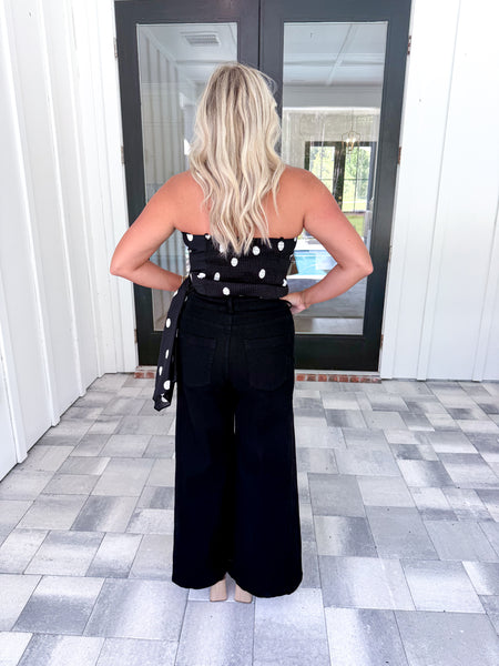 Black Denim Pants