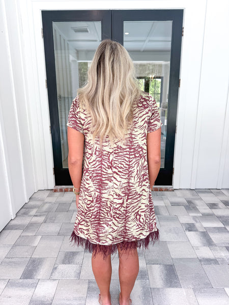 Green Zebra Dress