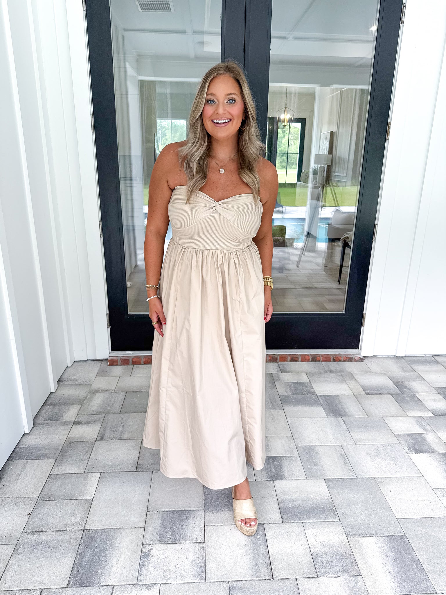 Twist Front Midi
