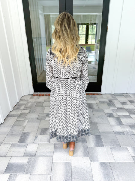 Geo Print Midi