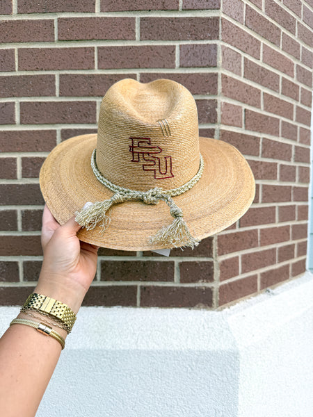 Natural Palm FSU Hat