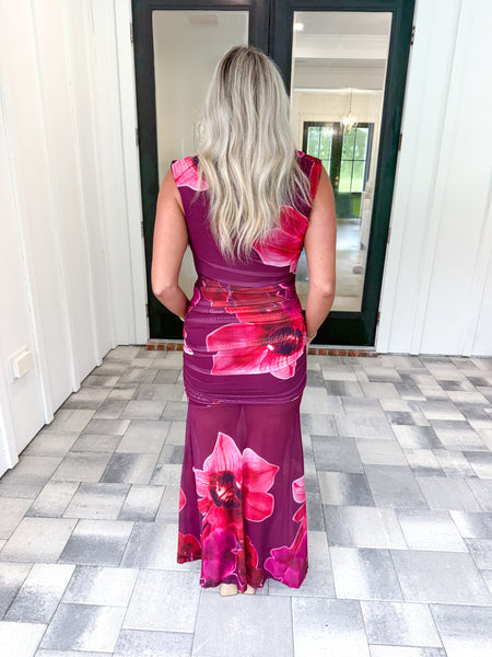 Floral Bodice Maxi