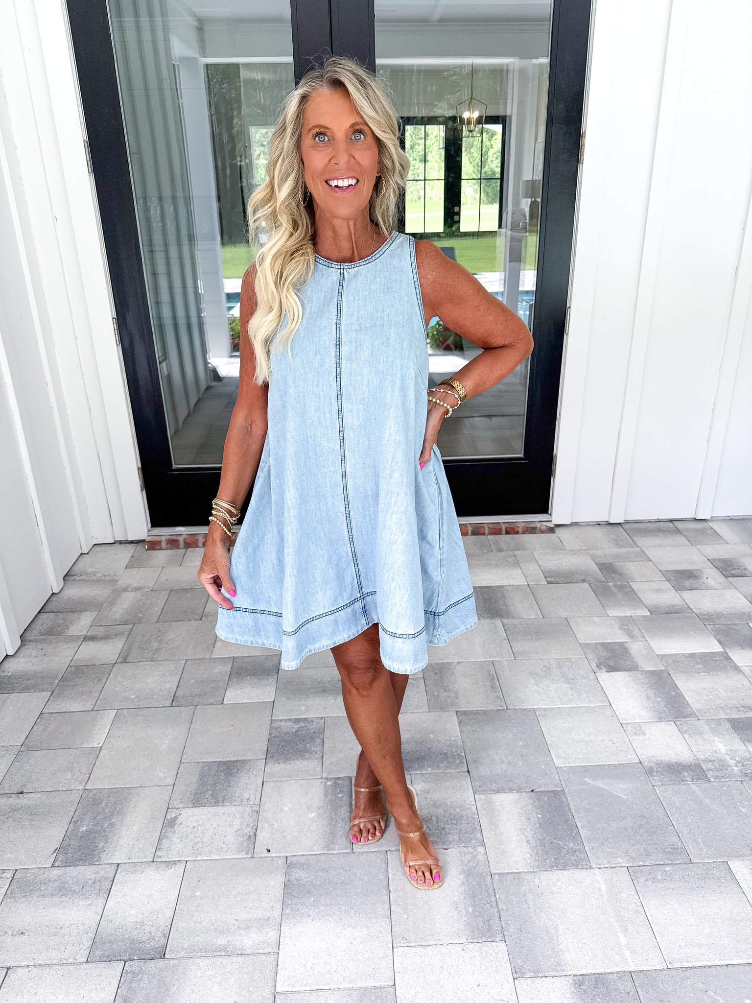 Demin A-Line Dress
