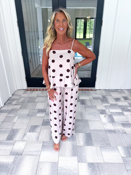 Polka Dot Pant Set