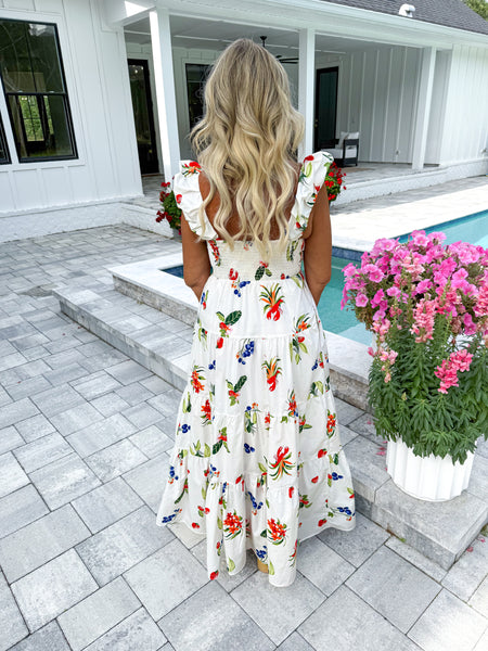 Floral Poplin Maxi
