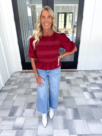 Ruched Detail Top