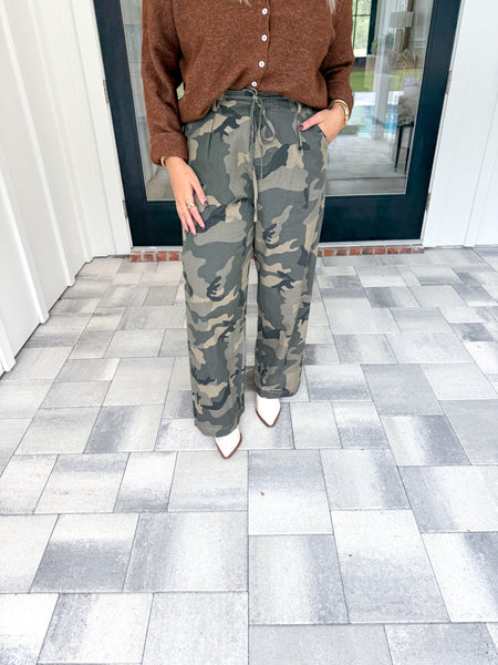 Camo Tie Pants