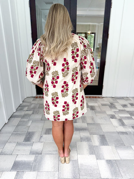 Floral Pattern Dress