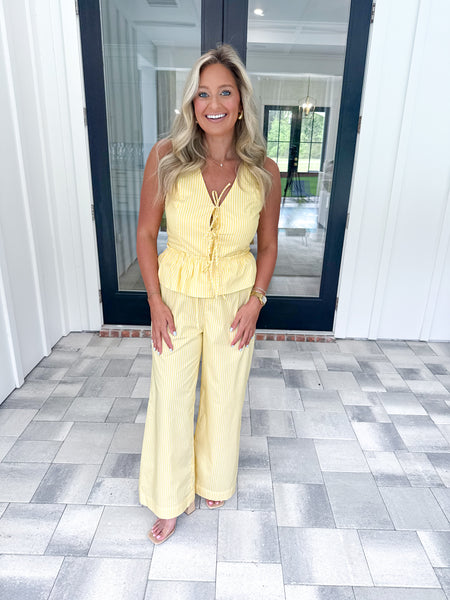 Yellow Pant Set