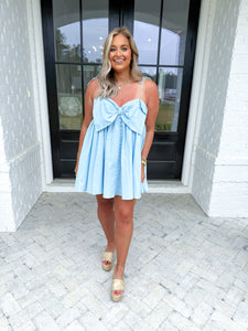 Blue Bow Dress
