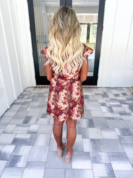 Floral Scallop Dress