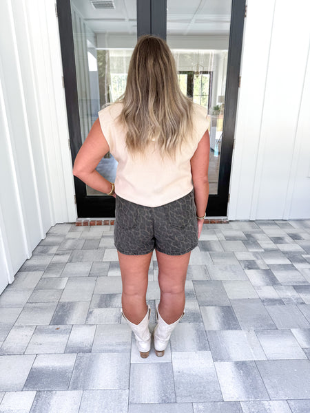 Leopard Skort