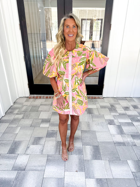 Nia Puff Sleeve Dress