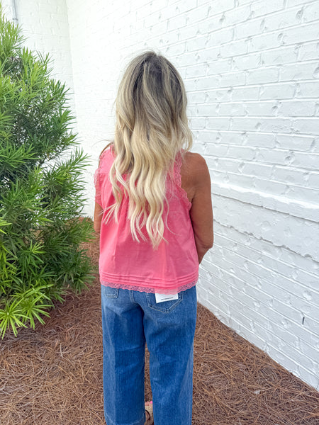 Sleeveless Lace Top