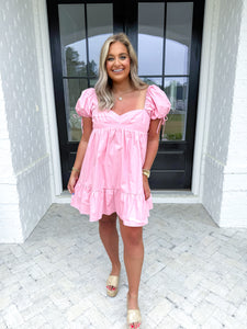 Pink Babydoll Dress