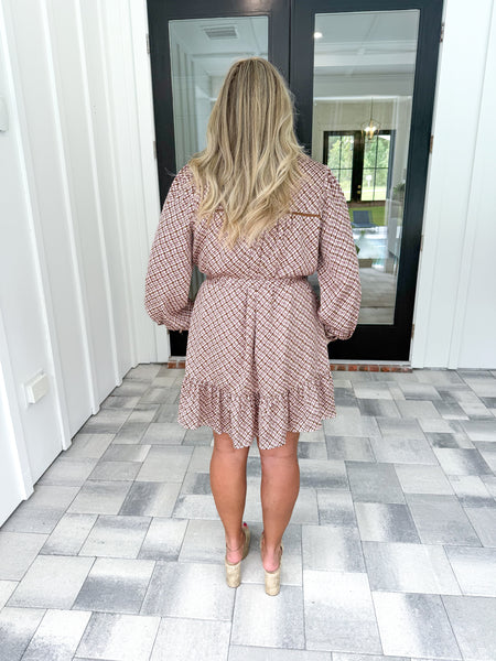 Geo Print Dress