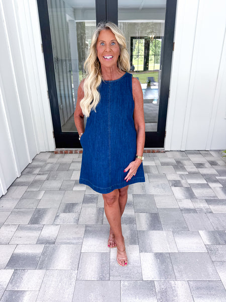 Denim Swing Dress