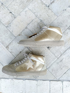 The Paulina Gold Sneaker