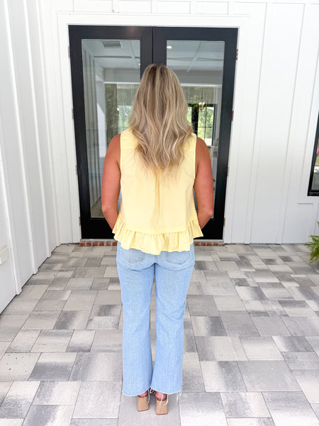 Yellow Tie Top