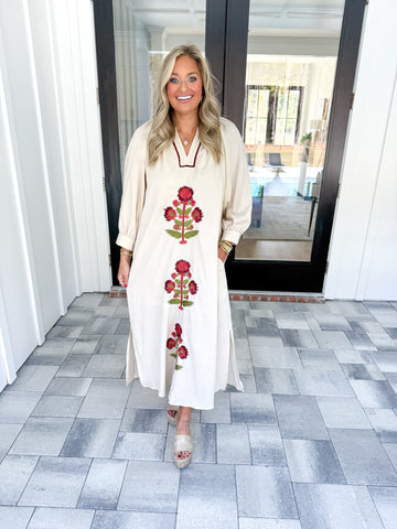 Embroidered Maxi