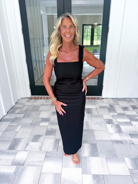 Hazel Linen Maxi Dress