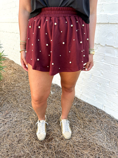 Garnet Pearl Skort